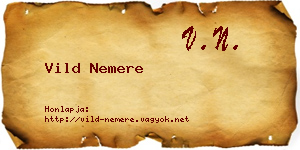 Vild Nemere névjegykártya